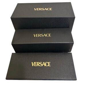VERSACE Eyesglasses Case w/ Box & Accessories  new